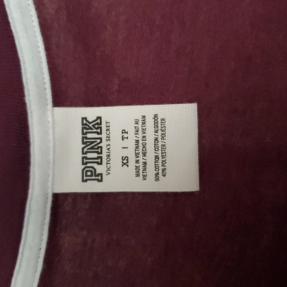 PINK over-sized Sequined Long Sleeve - Picture 3 of 6